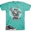 Retro 3 Green Glow St. Micheal Shirt -Sneaker Threads Shop jordan 3s green glow sneaker tee