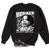 Retro 4 Black Canvas Nineties Sweater