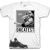 Retro 4 Black Canvas Greatest Shirt -Sneaker Threads Shop jordan 4 black canvas sneaker t shirt