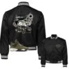 Retro 4 Craft Olive Born To Ill Satin Jacket -Sneaker Threads Shop jordan 4 craft olive jacket