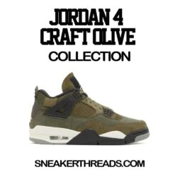 Retro 4 Craft Olive Nineties Sweater -Sneaker Threads Shop jordan 4 craft olive a267b7c1 acef 4796 8f20 c75709dcd157