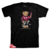 Retro 4 Hot Punch Cheers Bear Shirt -Sneaker Threads Shop jordan 4 hot punch sneaker tees match