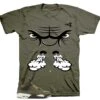 Retro 4 Craft Olive Raging Face Shirt -Sneaker Threads Shop jordan 4 olive shirts match