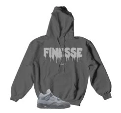 Retro 4 Wet Cement Finesse Hoody