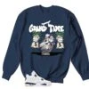 Retro 4 SB Navy Fly Kicks Sweater -Sneaker Threads Shop jordan 4 sb navy sweaters