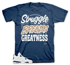 Retro 4 SB Navy Struggle Breeds Shirt