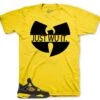 Retro 4 Thunder Wu It Shirt -Sneaker Threads Shop jordan 4 thunder tour yellow shirt