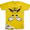 Retro 4 Vivid Sulfur Raging Face Shirt