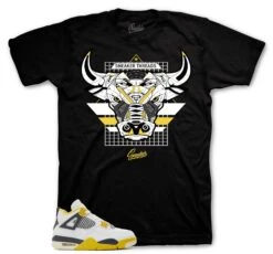 Retro 4 Vivid Sulfur War Bully Shirt