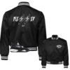Retro 4 White Thunder Blessed Satin Jacket -Sneaker Threads Shop jordan 4 white thunder sneaker jackets