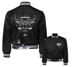 Retro 4 Fear War Bully Satin Jacket