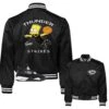Retro 4 White Thunder Strikes Satin Jacket -Sneaker Threads Shop jordan 4s white thunder jackets