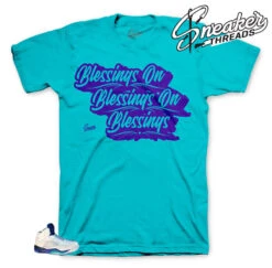 Retro 5 Grape Blessings Shirt