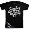 Retro 5 Black Metallic ST Drip Shirt 2 Retro 5 Black Metallic ST Drip Shirt -Sneaker Threads Shop jordan 5 black metallic sneaker shirt