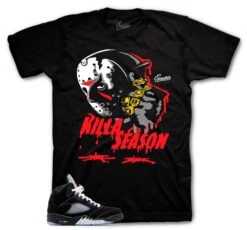 Retro 5 Black Metallic Killa Season Shirt