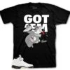 Retro 5 White Black Finessed Shirt -Sneaker Threads Shop jordan 5 black white sneaker shirts