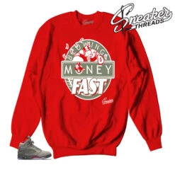 Retro 5 Camo Blowing Money Fast Sweater