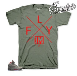 Retro 5 Camo Im Fly Shirt