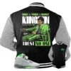 Retro 5 Green Bean Trust Issues Jacket -Sneaker Threads Shop jordan 5 green bean sneaker jacket