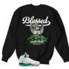 Retro 5 Lucky Green Blessed Angel Sweaters -Sneaker Threads Shop jordan 5 lucky green sweaters