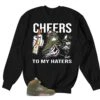 Retro 5 Olive Fly Kicks Sweater -Sneaker Threads Shop jordan 5 olive sweaters