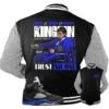 Retro 5 Racer Blue Trust Issues Jacket -Sneaker Threads Shop jordan 5 racer blue jackets