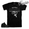 Retro 5 Triple Black Enemies Shirt