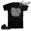 Retro 5 Triple Black Second Nature Shirt -Sneaker Threads Shop jordan 5 triple black tees matching pinncle shirt