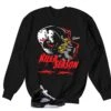 Retro 5 Black Metallic Killa Season Sweater -Sneaker Threads Shop jordan 5s black metallic sweater