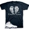 Retro 6 Midnight Navy Love Shirt -Sneaker Threads Shop jordan 6 midnight navy sneaker shirt