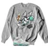 Retro 6 Mint Foam Fly Kicks Sweater -Sneaker Threads Shop jordan 6 mint foam sweatshirts