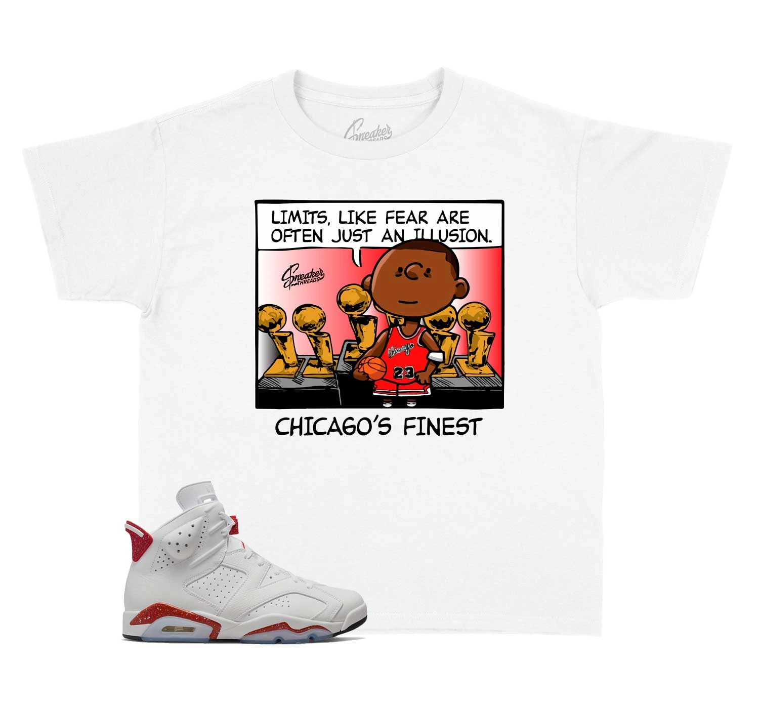 Kids - Red Cement 6 Chicago's Finest Shirt 3 Kids - Red Cement 6 Chicago's Finest Shirt