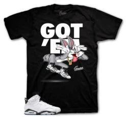 Retro 6 White Black Got Em Shirt