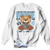 Retro 6 University Blue Rookie Bear Sweater -Sneaker Threads Shop jordan 6 sweater