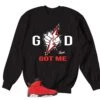 Retro 6 Toro Bravo God Got Me Sweater -Sneaker Threads Shop jordan 6 toro bravo crews