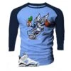 Retro 6 University Blue Fly Kicks Raglan Shirt