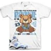 Retro 6 University Blue Rookie Bear Shirt 1 Retro 6 University Blue Rookie Bear Shirt -Sneaker Threads Shop jordan 6 unc sneaker tees match