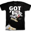 Retro 6 Yellow Ochre Copped Em Shirt -Sneaker Threads Shop jordan 6 yellow ochre shirts