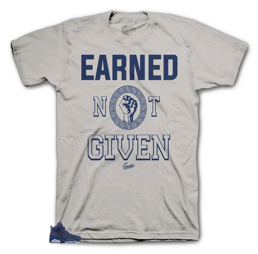 Retro 6 Diffused Earned Not Given Shirt 3 Retro 6 Diffused Earned Not Given Shirt