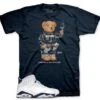 Retro 6 Midnight Navy Cheers Bear Shirt -Sneaker Threads Shop jordan 6s midnight navy sneaker shirt