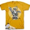 Retro 6 Yellow Ochre St. Micheal Shirt -Sneaker Threads Shop jordan 6s yellow ochre sneaker tee