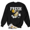 Retro 6 Yellow Ochre Fly Kicks Sweater