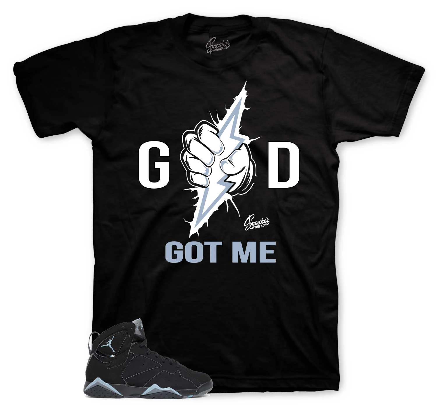Retro 7 Chambray God Got Me Shirt 3 Retro 7 Chambray God Got Me Shirt