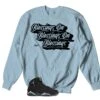 Retro 7 Chambray Blessings Sweater -Sneaker Threads Shop jordan 7 chambray sweaters