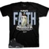 Retro 7 Chambray Faith Shirt -Sneaker Threads Shop jordan 7 chambray tee match