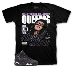 Retro 7 Barely Grape Queens Shirt