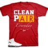 Retro 7 Cardinal Clean Pair Shirt -Sneaker Threads Shop jordan 7s cardinal tee