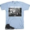 Retro 7 Chambray Trust Tony Shirt -Sneaker Threads Shop jordan 7s chambray tees match 1