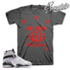 Retro 8 Alternate Undefeated GREY Shirt -Sneaker Threads Shop jordan 8 alternate shirts match retro 8 alternate