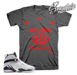 Retro 8 Alternate Undefeated GREY Shirt
